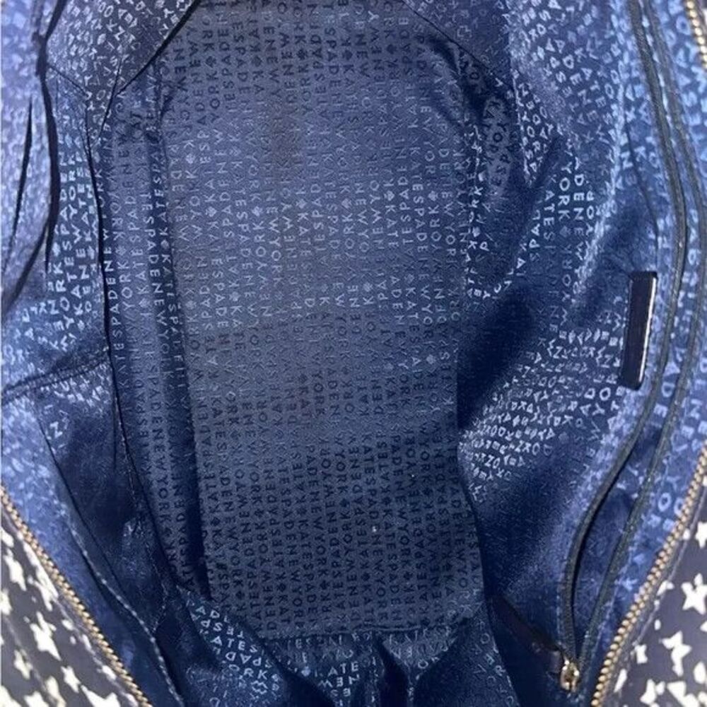 Kate Spade NY Blue Stargazer Jules Brightwater Drive Tote NWOT $295 Huge - Picture 5 of 6